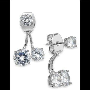 Crystal Front-and-Back Earrings